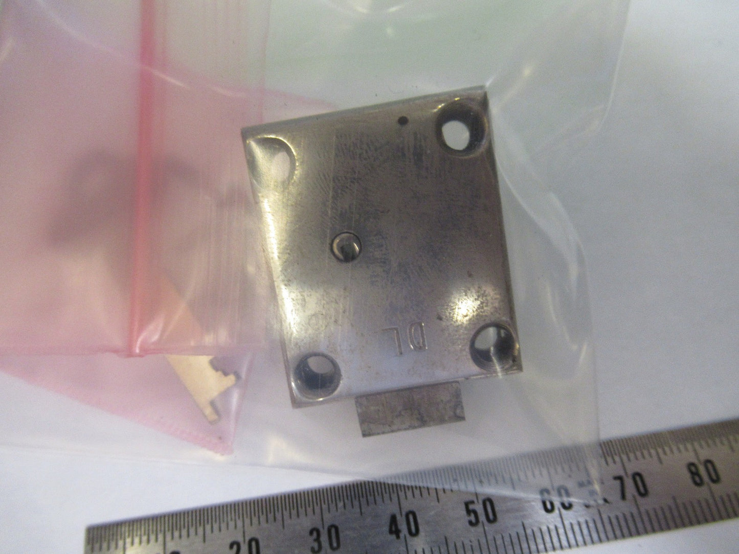 ANTIQUE SPENCER AO  LOCK + KEY  MICROSCOPE PART AS PICTURED Y3-B-19