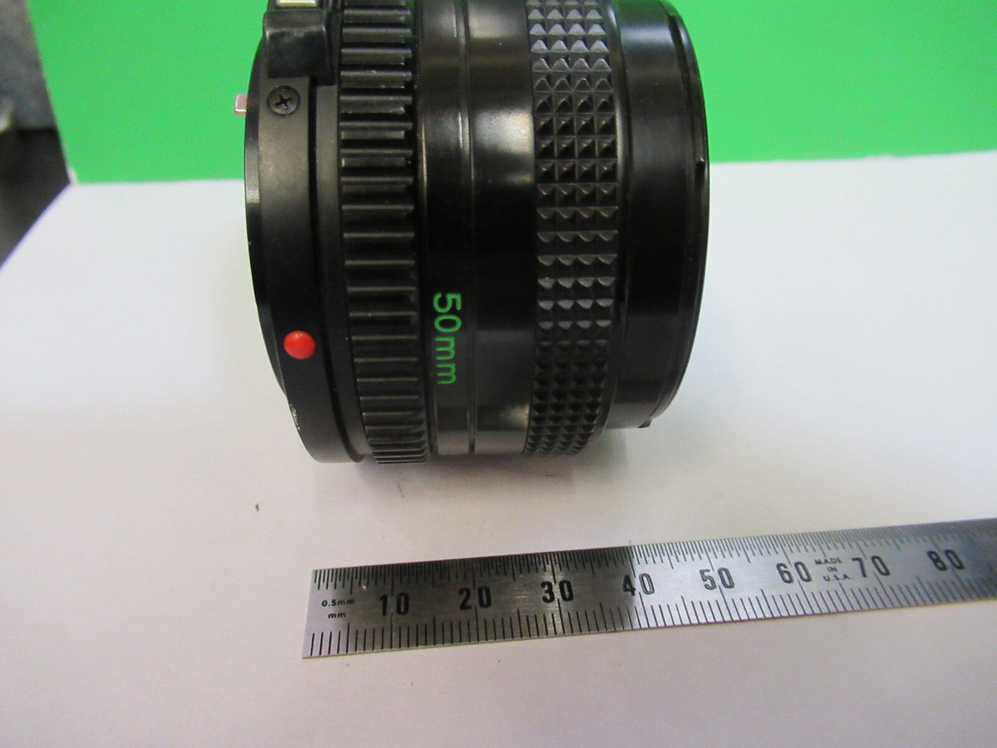 Lens Camera Canon Japan F 1.8 50mm Optics