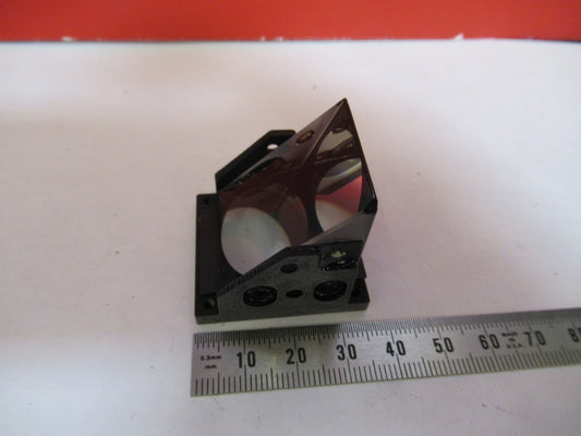 LEICA LEITZ GERMANY DMRB HEAD GLASS PRISM MICROSCOPE PART AS PICTURED T5-A-16