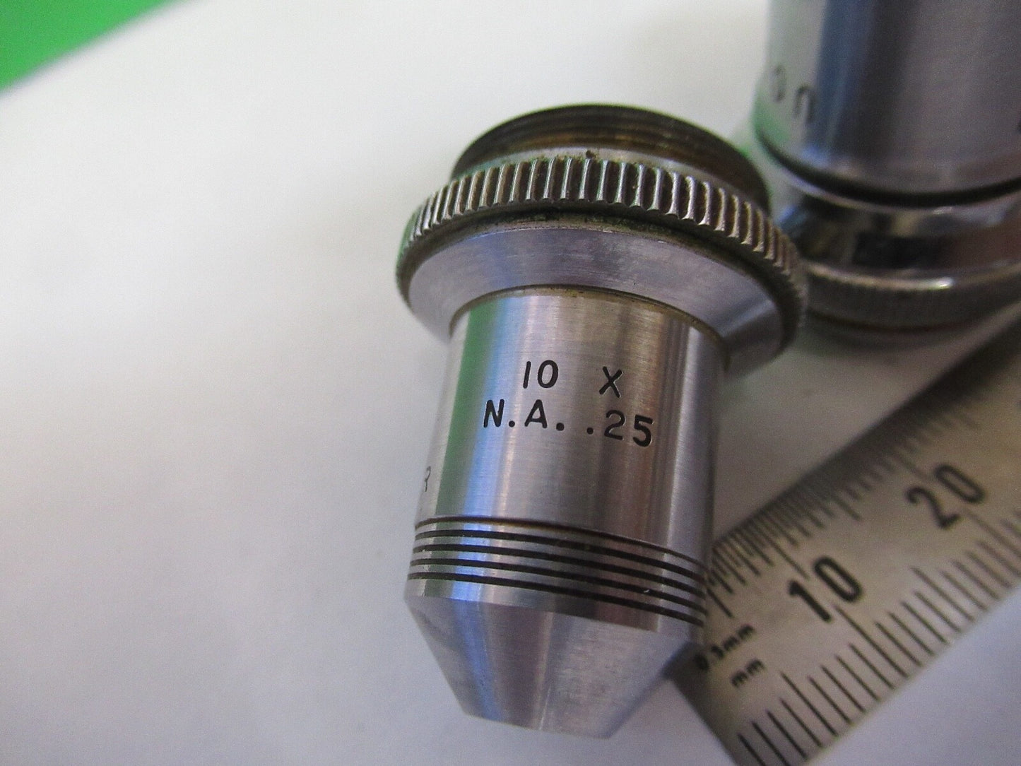 LOT OBJECTIVES UCLA BAUSCH LOMB SPENCER MICROSCOPE PART AS PICTURED Q7-B-40
