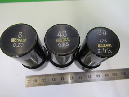 Carl Zeiss AG Germany Lot Empty Plastic Cans Ob Microscope Part