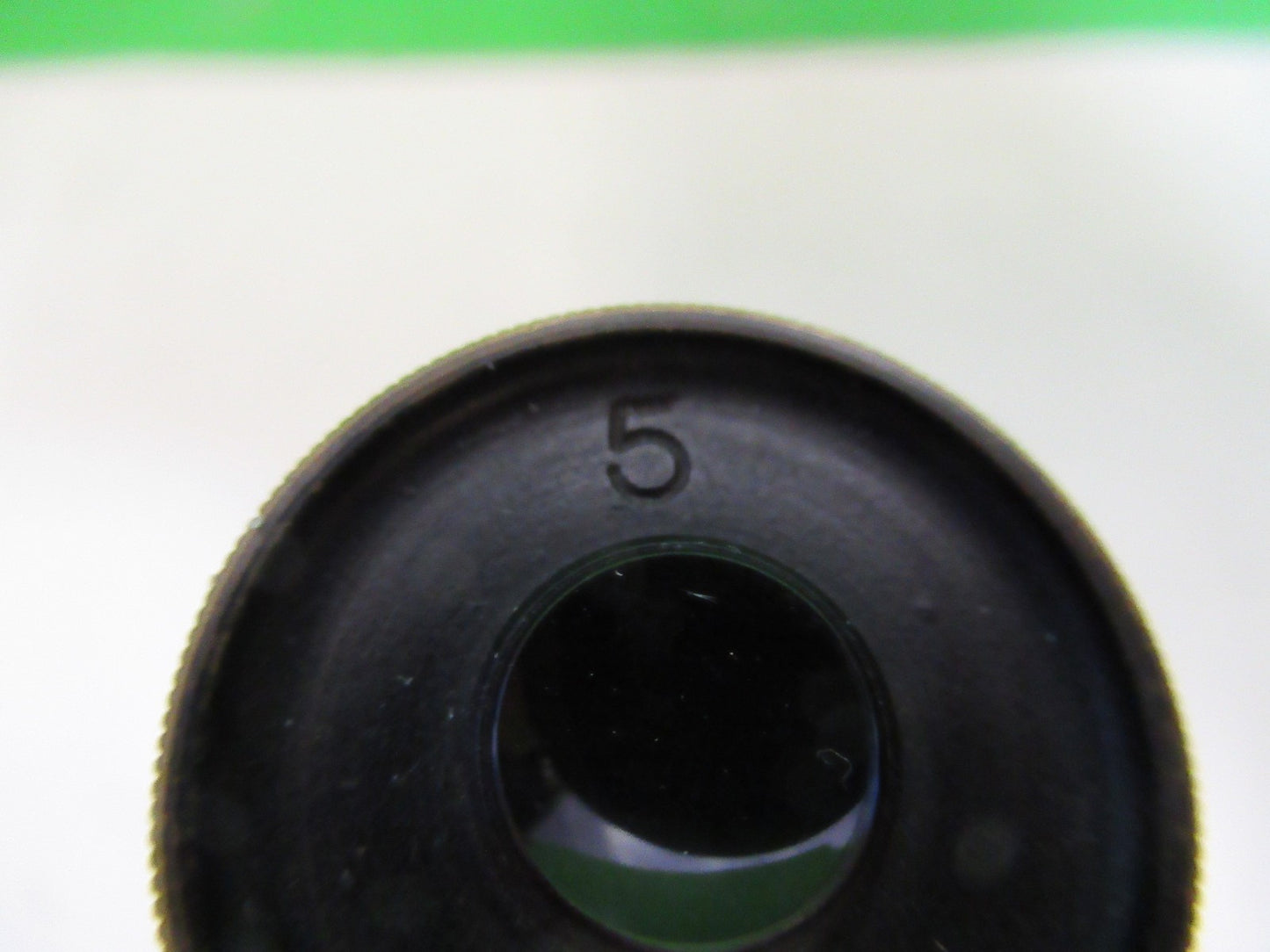 ANTIQUE BAUSCH LOMB EYEPIECE 5X OPTICS MICROSCOPE PART AS PICTURED  U8-A-94