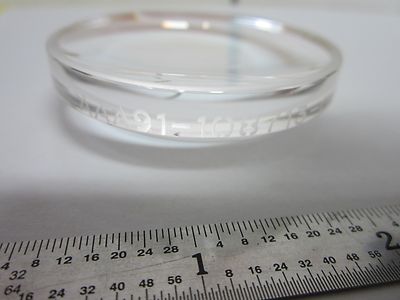 OPTICAL CONVEX CONCAVE LENS BK7 MIL SPEC LASER OPTICS AS IS BIN#G9-06