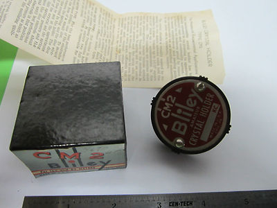 VINTAGE BLILEY CM2 QUARTZ CRYSTAL + ORIGINAL BOX FREQUENCY CONTROL  BIN#8C xii