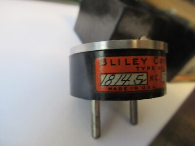 BLILEY ELECTRIC VINTAGE QUARZKRISTALL BC3 FREQUENZ 18145KC WIE ABGEBILDET 9-FT-65