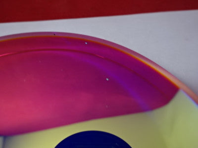 Optical Flat Zerodur 3" Dia Dichroic Mirror [two pinholes] Laser Optics