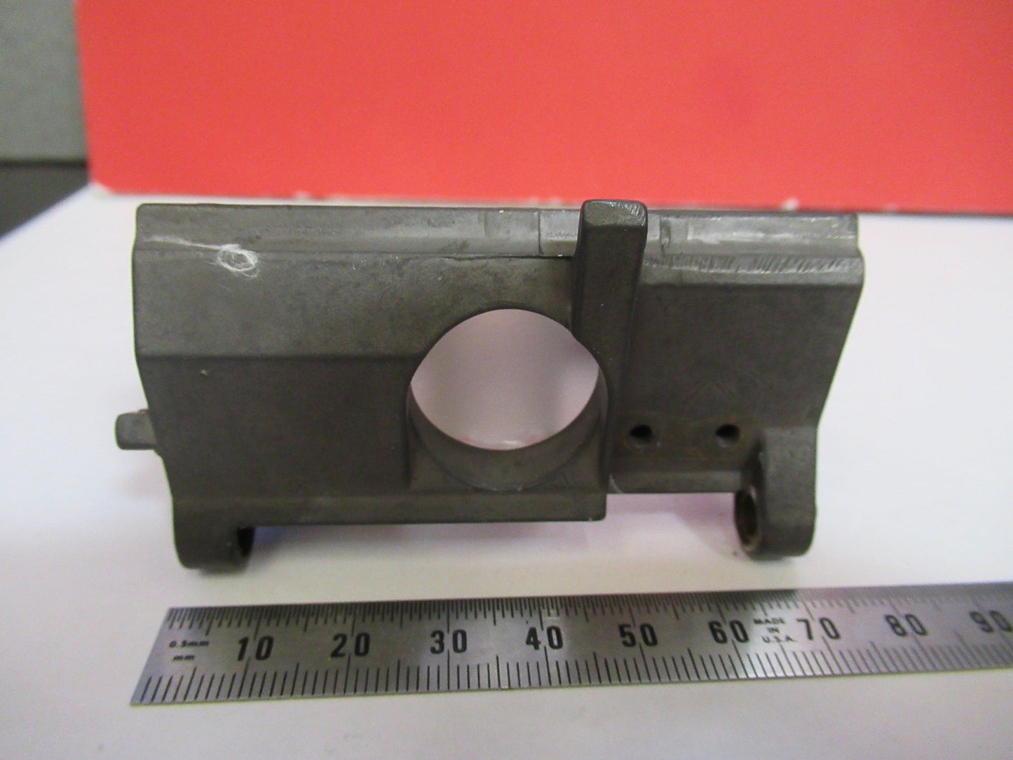 LEICA LEITZ GERMANY DMRB CUSTOM HEAD PRISM MICROSCOPE PART AS PICTURED T8-B-05