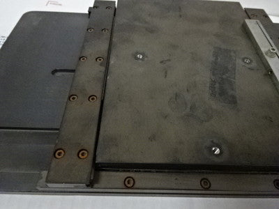 MICROSCOPE PART ROTATING ROTATABLE STAGE SPECIMEN TABLE AS IS  #TB-1-B
