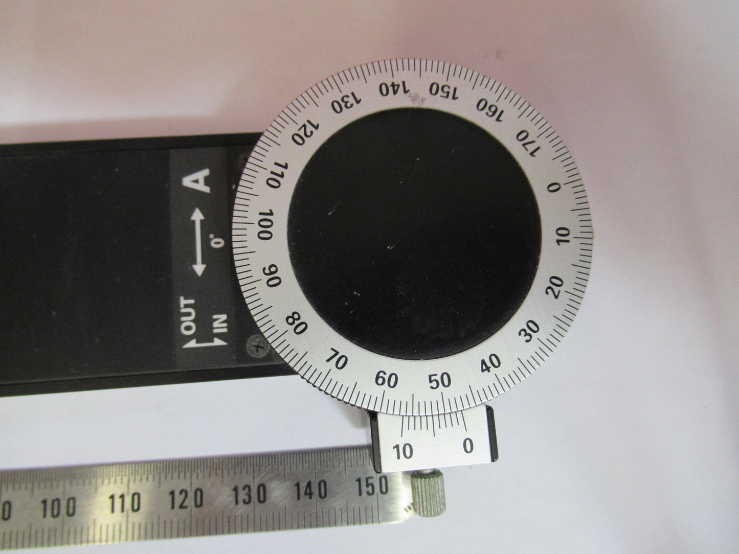 NIKON E400 ECLIPSE POLARIZER ROTABLE OPTICS MICROSCOPE PART AS PICTURED T7-A-86