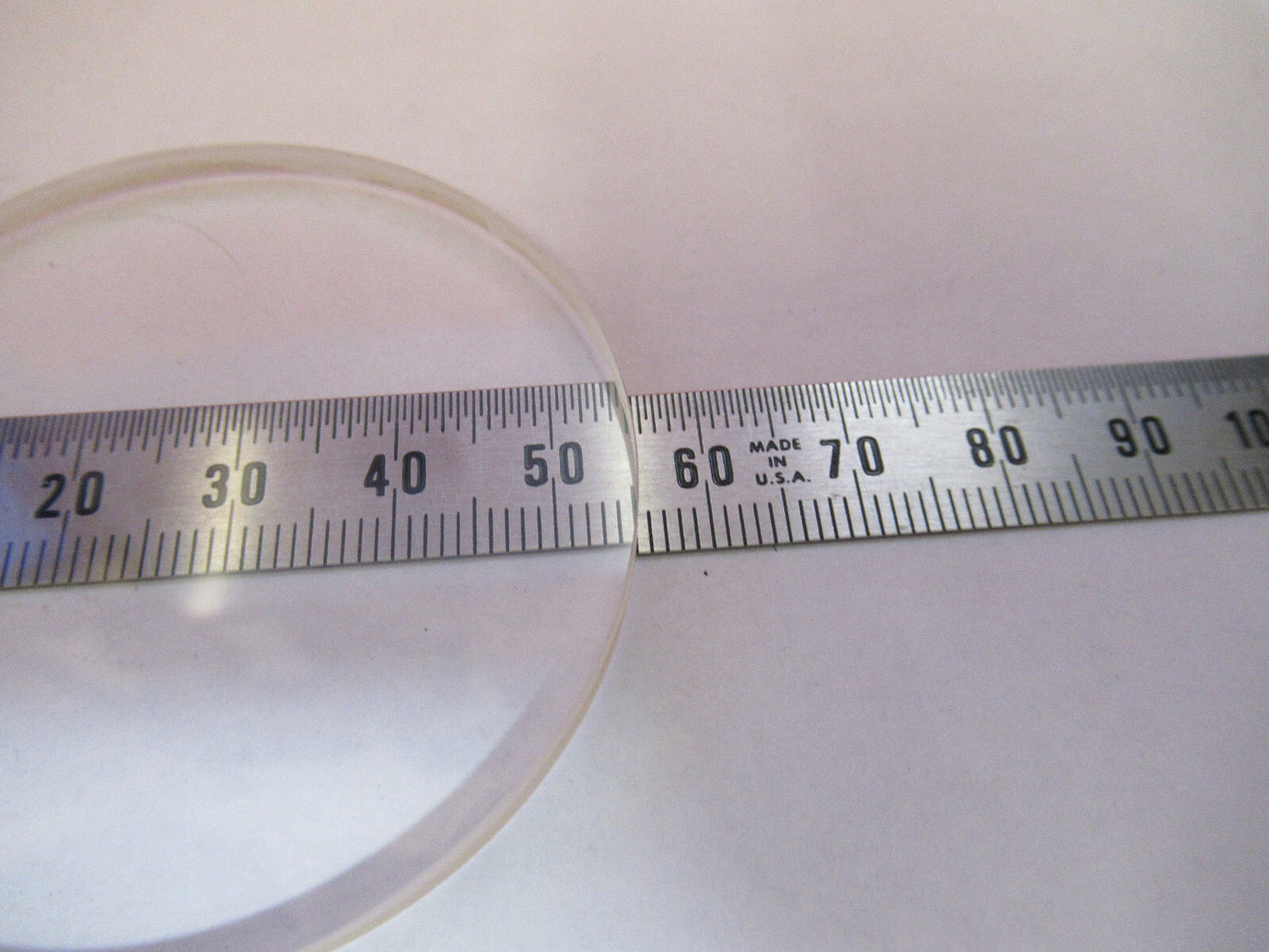 OPTICAL FLAT WINDOW GLASS LASER OPTICS AS PICTURED  T7-A-30