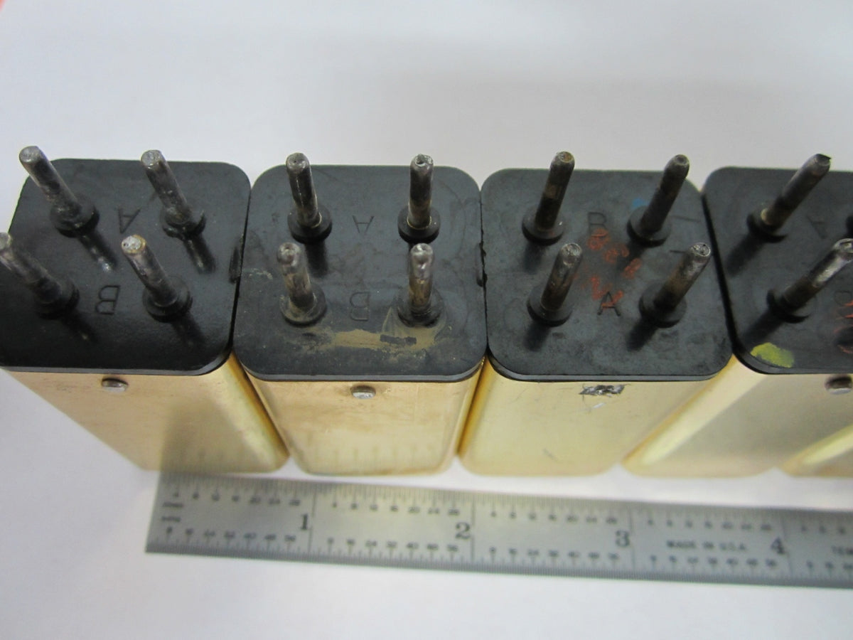 Lot 6 Ea Motorola Quartz Crystal Frequency Control Radio