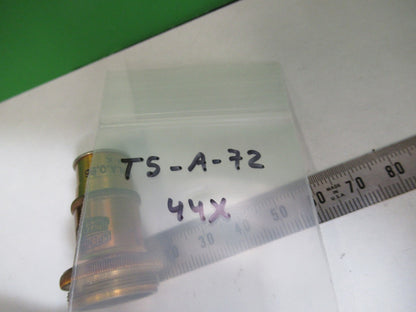 ANTIQUE SPENCER OPTICS AO OBJECTIVE 44X LENS MICROSCOPE PART AS PICTURED T5-A-72