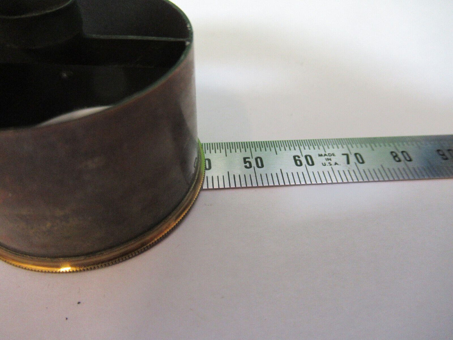 ANTIQUE JAMES PARKES CONDENSER BRASS ASSEMB MICROSCOPE PART AS PICTURED &R2-A-83