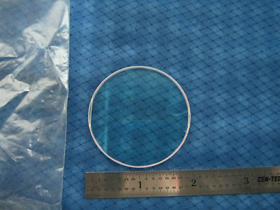 OPTICAL FILTER COATED [chipped on edge] laser #3-31 OPTICS BIN#3