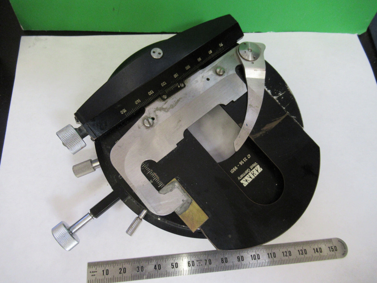 Huge Carl Zeiss AG Germany Pol Rotable Stage Table Microscope Part