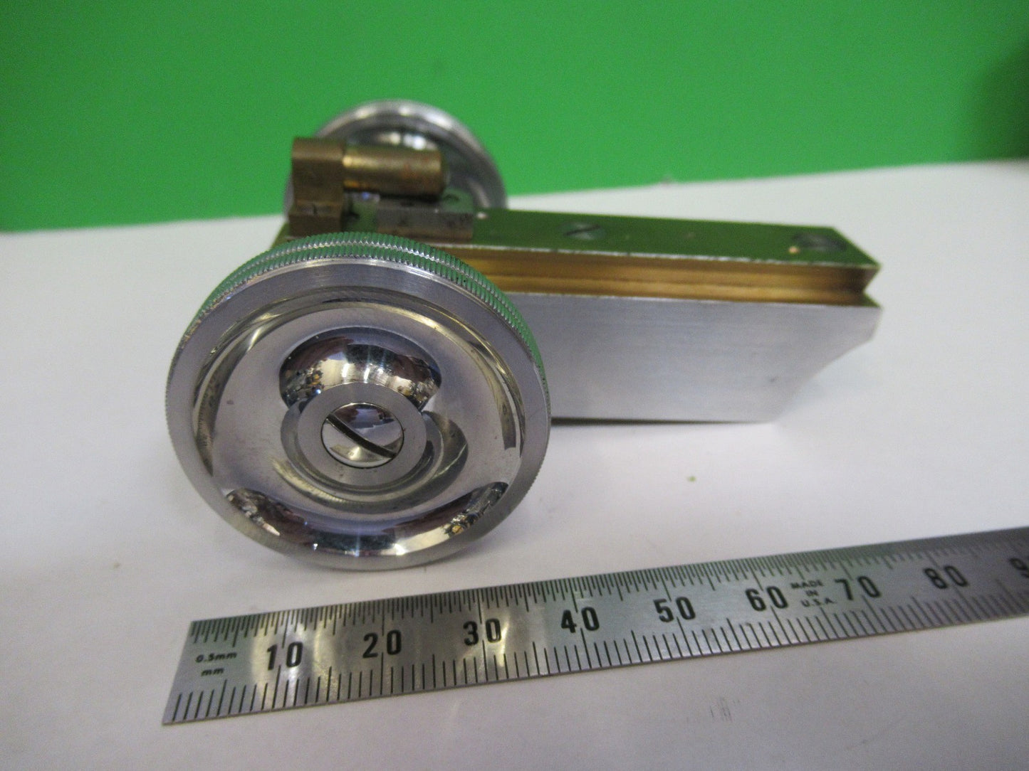 SEIBERT WETZLAR BRASS SET KNOBS MACRO MICROSCOPE PART AS PICTURED U9-A-14