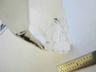 HUGE OPTICAL PRISM [chipped on edges] AS IS LASER OPTICS DWR#5