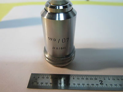 Optical Microscope Objective Ernst Leitz Wetzlar Germany 40X Optics