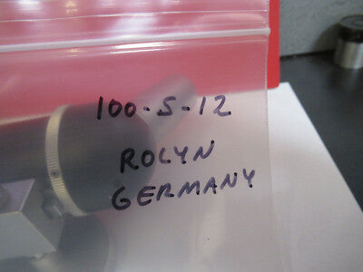 Rolyn Germany Tubus Stage Assembly Optics Microscope Part