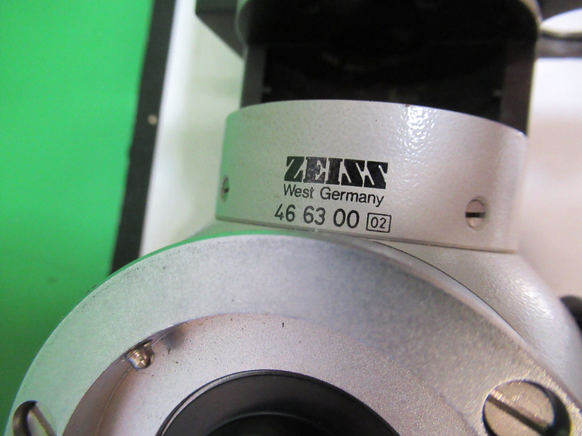 For parts ZEISS VERTICAL ILLUMINATOR 466300 MICROSCOPE PART AS PICTURED S1-B-85