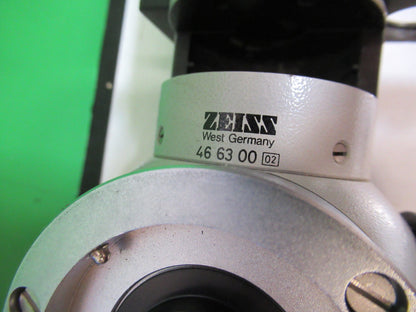 For parts ZEISS VERTICAL ILLUMINATOR 466300 MICROSCOPE PART AS PICTURED S1-B-85
