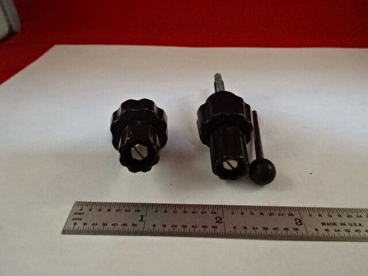 MICROSCOPE PART REICHERT AUSTRIA ZETOPAN LOT KNOBS SCREWS ETC AS IS #Y6-A-10