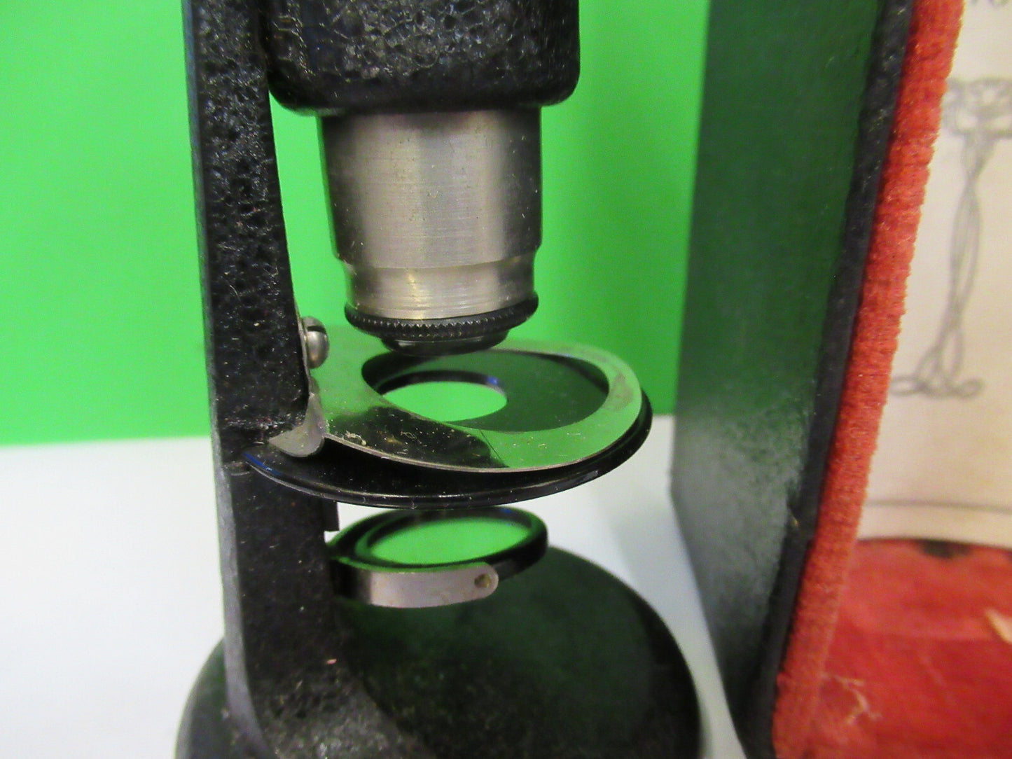 Antique Rare Wollensak Collectable Mini Microscope Optical