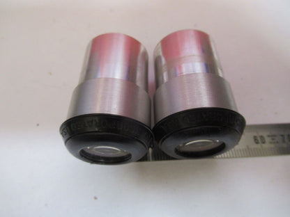 PAIR BAUSCH LOMB 12.5X OCULAR EYEPIECE MICROSCOPE PART AS PICTURED &S9-A-73