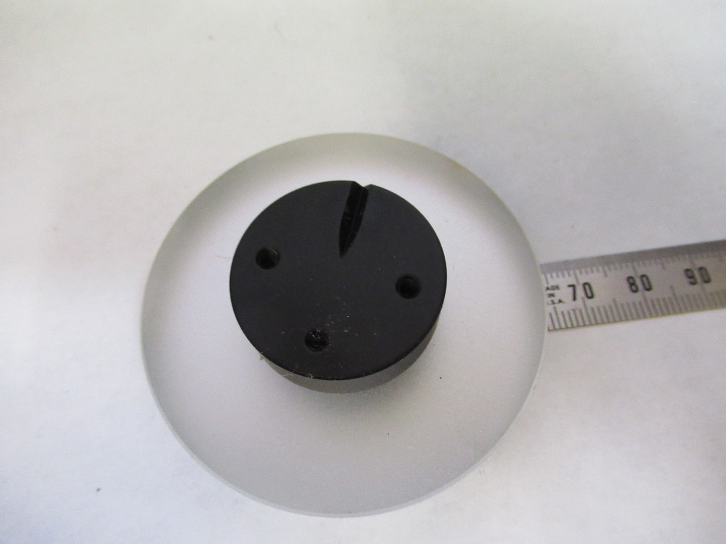 AUS JENA GERMANY MOUNTED MIRROR OPTICS MICROSCOPE PART AS PICTURED T2-A-45