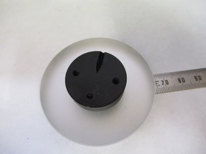 AUS JENA GERMANY MOUNTED MIRROR OPTICS MICROSCOPE PART AS PICTURED T2-A-45