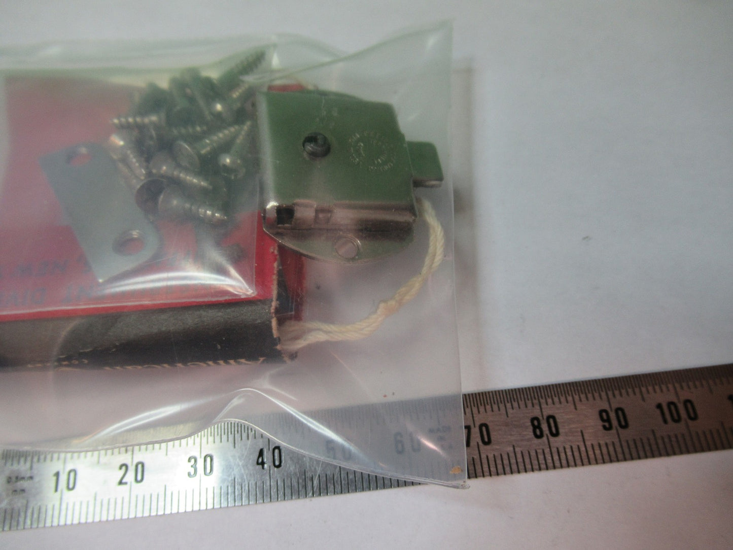 ANTIQUE SPENCER AO  LOCK for wood cabinet MICROSCOPE PART AS PICTURED T6-B-02