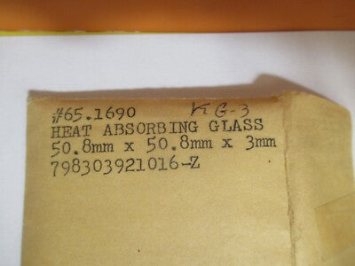Rolyn Optics Heat Absorbing Glass KG-3 Optical