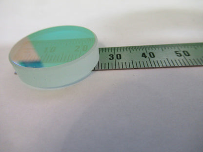 DICHROIC OPTICAL SPECTRA PHYSICS COATED LENS PHOTONICS OPTICS as pic T3-FT-96