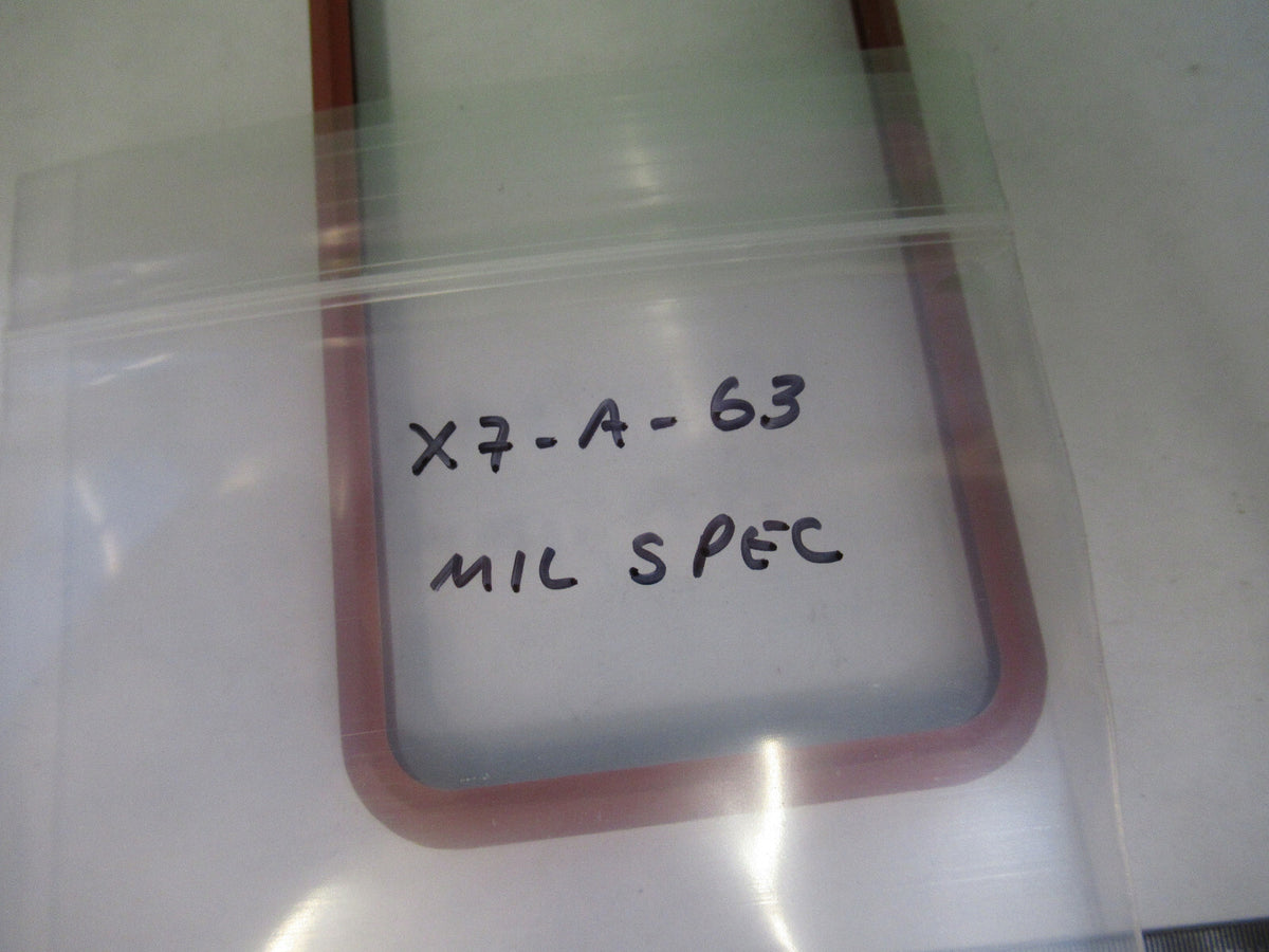OPTICAL MIL SPEC THICK BK7 GLASS TARGET WINDOW LASER OPTICS AS PICTURED X7-A-63