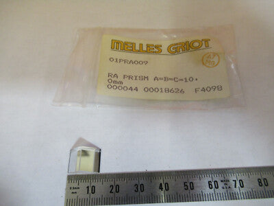 OPTICAL MELLES GRIOT 10mm PRISM OPTICS AS PICTURED &P2-A-135