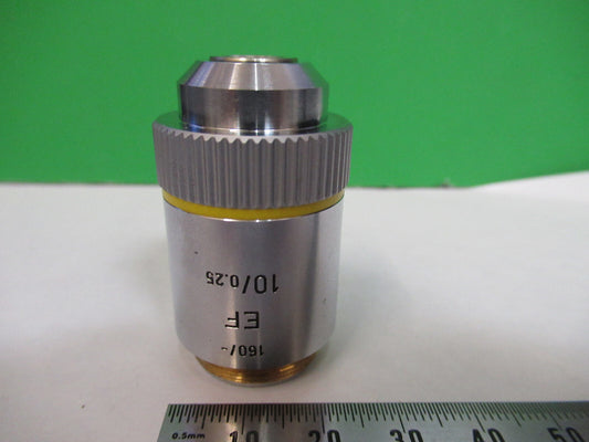 Ernst Leitz Germany Objective Ef 10X /160 Microscope Part Optics