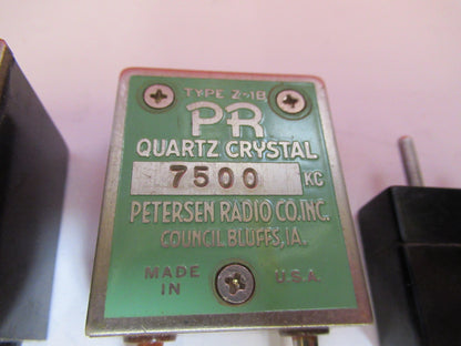 Antique Quartz Crystal Lot Motorola Frequency Control Radio