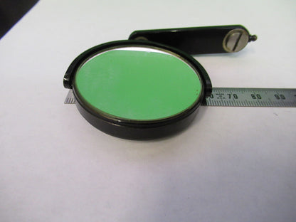 ANTIQUE BAUSCH LOMB MIRROR ASSEMBLY MICROSCOPE PART OPTICS AS PICTURED S1-B-57