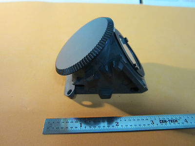 OPTICAL MICROSCOPE PART LEITZ WETZLAR GERMANY ILLUMINATOR MIRROR OPTICS BIN#13