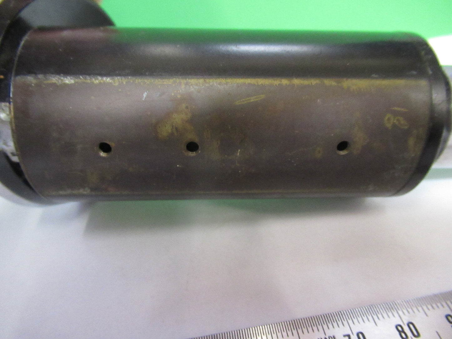 Vintage Bausch & Lomb Tubus + Nosepiece Microscope Part