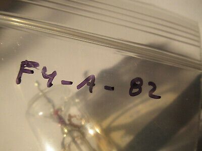 ANTIQUE QUARTZ RADIO CRYSTAL RUSSIAN GLASS HOLDER FREQUENCY CONTROL #F4-A-82