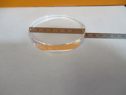 OPTICAL FUSED SILICA FLAT UNCOATED PRO OPTICS 3" DIAMETER AS PICTURED #P4-B-09