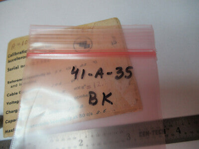 BRUEL KJAER MB 305 ACCELEROMETER VIBRATION SENSOR VINTAGE AS PICTURED &4T-A-35