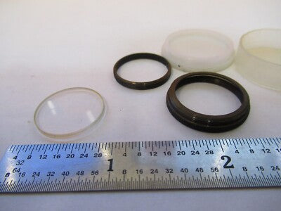 OPTICAL RETICLE PHOTO CAMERA GRID CROSS MICROSCOPE PART OPTICS AS IS &3K-A-10
