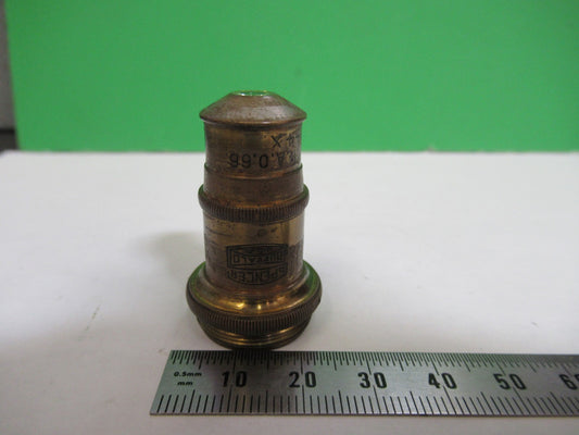 ANTIQUE BRASS SPENCER AO OBJECTIVE MICROSCOPE PART AS PICTURED T6-A-45