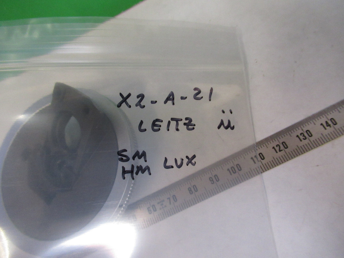 LEITZ WETZLAR GERMANY QUINTUPLE NOSEPIECE MICROSCOPE PART AS PICTURED X2-A-21