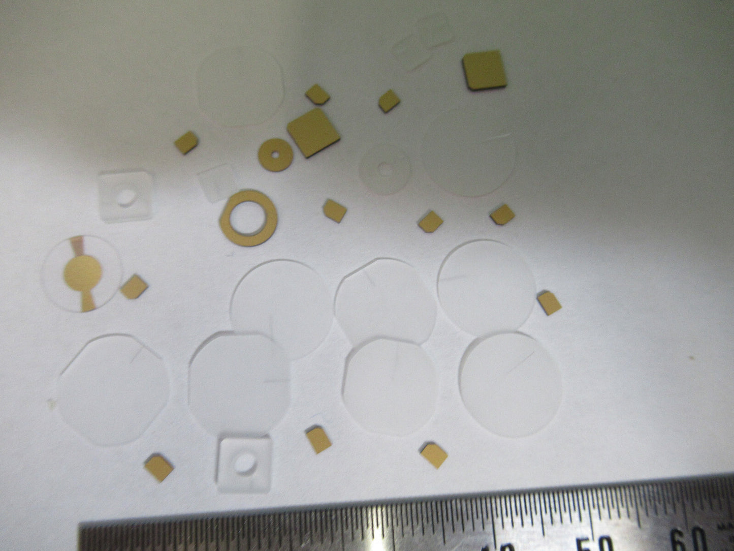 Lot Blanks Piezoelectric Quartz Crystal X-y-cut Gold Coated Piezo Sensor