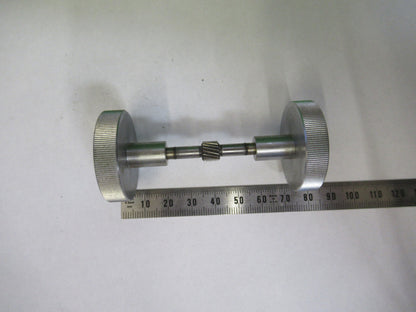 BAUSCH LOMB SET OF PAIR KNOBS STAGE  MICROSCOPE PART AS PICTURED #F3-B-56
