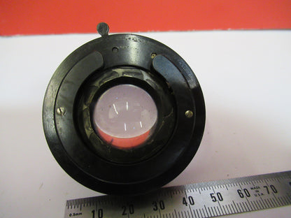 Antique Bausch & Lomb Condenser + Iris Optics Microscope Part