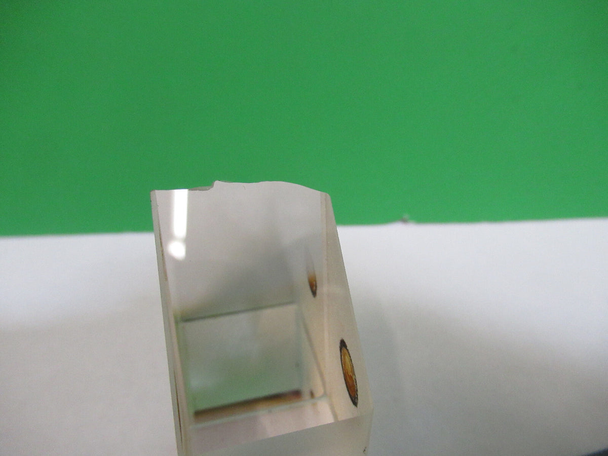 ANTIQUE BAUSCH LOMB OPTICS GLASS PRISM MICROSCOPE PART AS PICTURED #G5-A-107